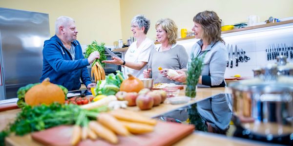 Kochen in der Lehrküche